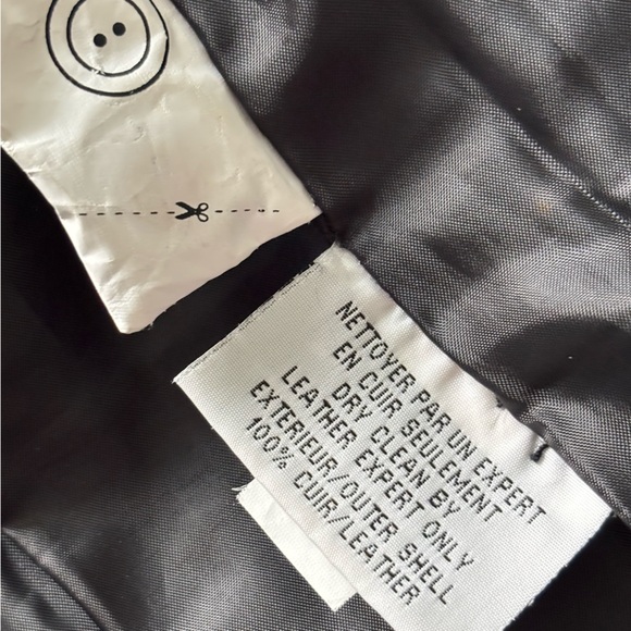 BOD & CHRISTENSEN Ariel Black Long Sleeve Genuine Leather Biker Jacket--M - Picture 14 of 16